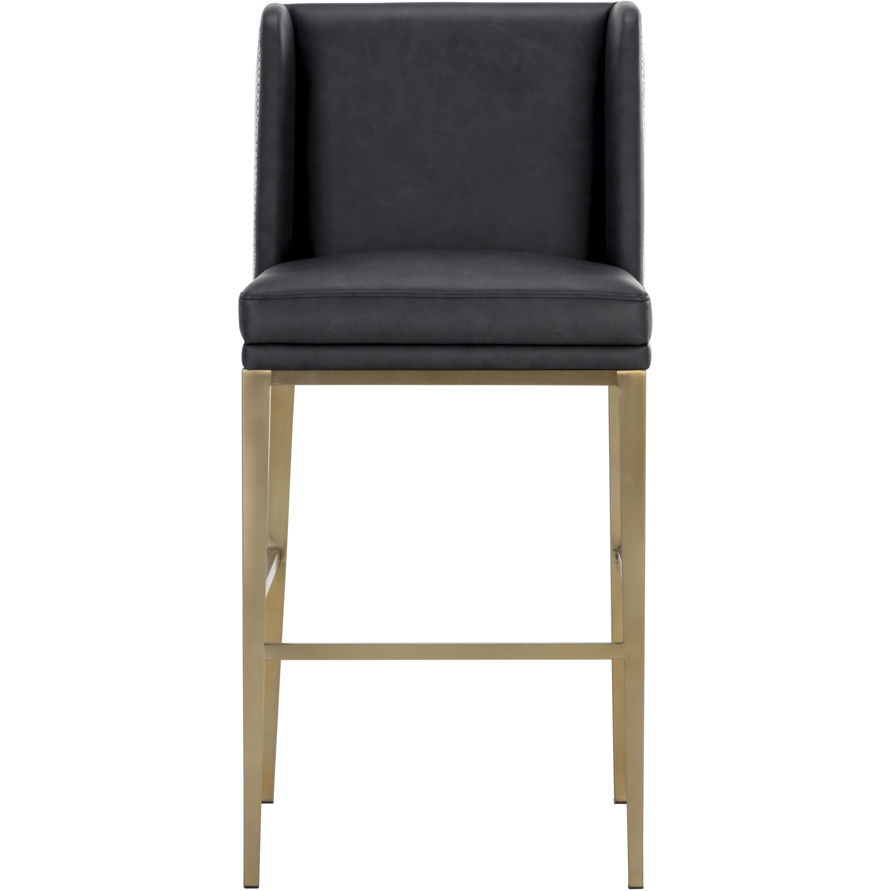 Joplin 41.5 inch Cantina Black / Vera White Pepper Barstool